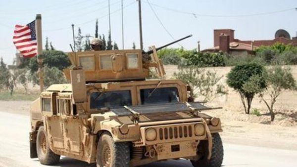 شاحنة عسكرية تابعة للجيش الأمريكي في منبج السورية


