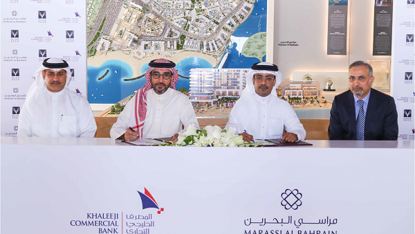 The agreement was signed by Managing Director of Eagle Hills Diyar, Dr. Maher Al Shaer and the CEO of KHCB, Mr. Sattam Sulaiman Algosaibi. The agreement was signed by Managing Director of Eagle Hills Diyar, Dr. Maher Al Shaer and the CEO of KHCB, Mr. Sattam Sulaiman Algosaibi.