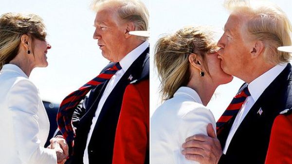 U.S. Ambassador Kelly Craft and Donald Trump (Twitter)