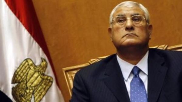 Mansour will serve as Egypt's head of state until a new president is elected. [guim]