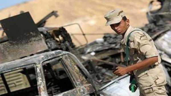 هجوم مسلح على احدى عربات الجيش المصري في سيناء/ ارشيفية