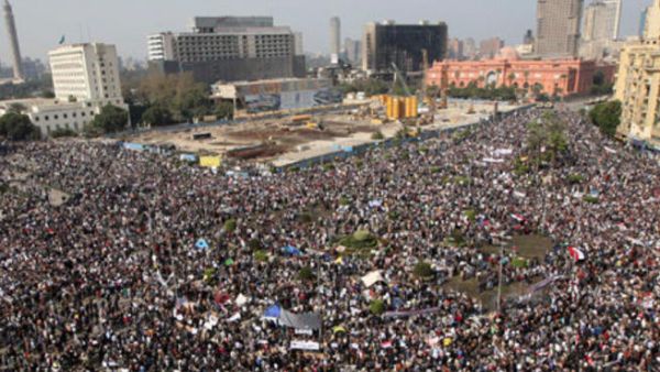 نحو مليون متظاهر يحتشدون في القاهرة