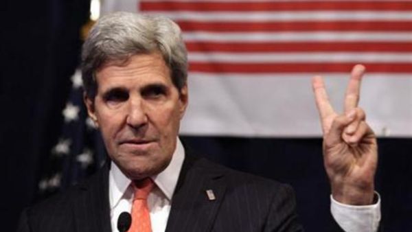 Kerry in Egypt working on continued peace efforts. [Reuters]