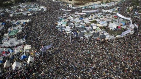 ميدان التحرير صباح الجمعة/أ.ف.ب