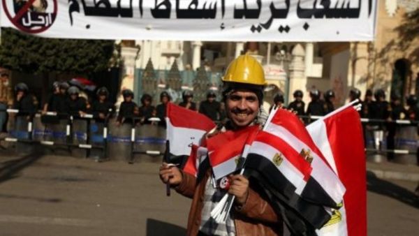 جبهة الانقاذ الوطني وهي تكتل المعارضة الرئيسي في مصر