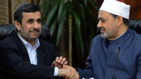 القليل من الترحيب بنجاد في الازهر 