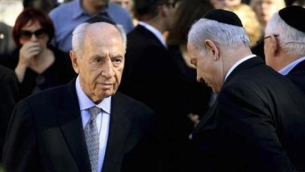 نتانياهو وبيريس