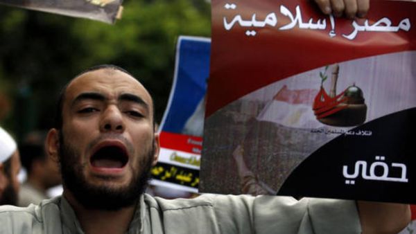 تظاهرة تطالب بدولة اسلامية/ارشيف