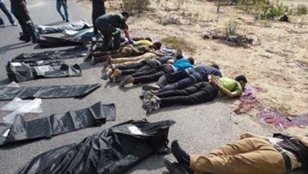 25 جنديا مصريا قتلوا صباح اليوم في كمين مسلح قرب رفح