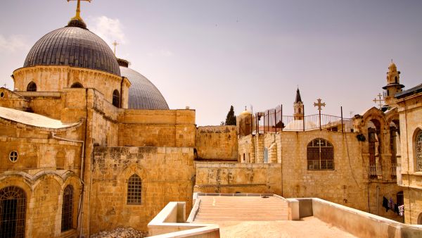 The Church of the Holy Sepulchre, believed to be the site of Jesus' tomb (Wikimedia Commons)