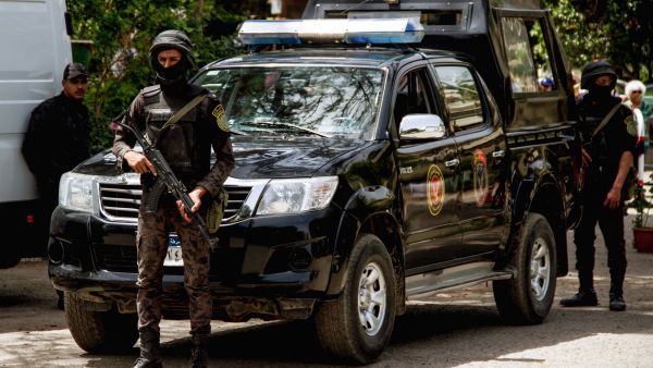 The shooting of policemen by militants in the parade resulted in the death of two police officers and one non-commissioned police officer. (AFP)