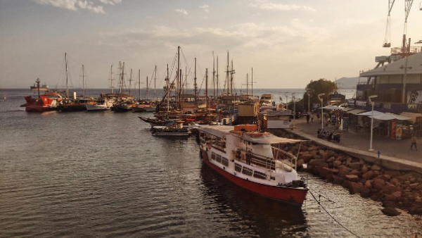 The coastal town of Eilat saw a violent altercation earlier today. (Albawaba)