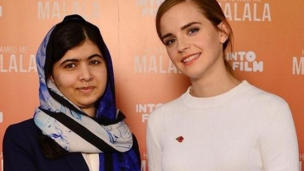 Actress Emma Watson is moved to tears by Malala Yousafzai. (Twitter)