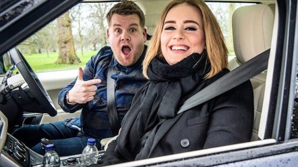 Adele's stint on Carpool Karaoke with James Corden garnered 90 million views online. (YouTube)