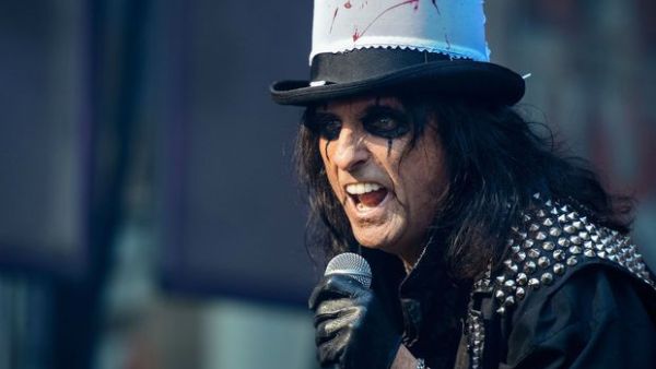 Alice Cooper was a trailblazer for his use of lavish props, choreography and routines that brought showbiz values to contemporary music. (AFP/File)