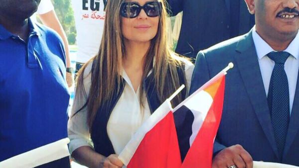 Carole Samaha is speaking up politics. (Instagram)