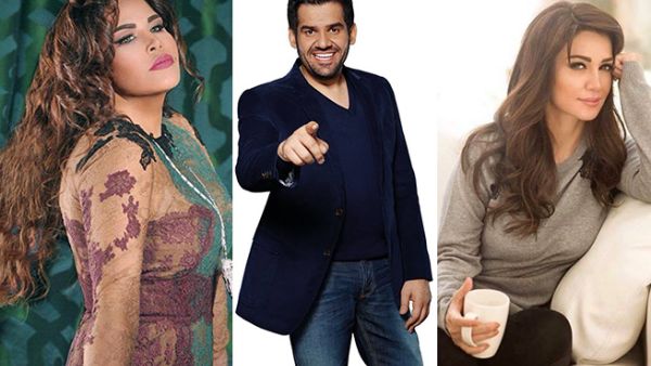 Emirati pop king and queen Hussain Al Jasmi and Ahlam, and ­Lebanese starlet Diana Haddad are some of those performing in the UAE this Eid. (Facebook)  