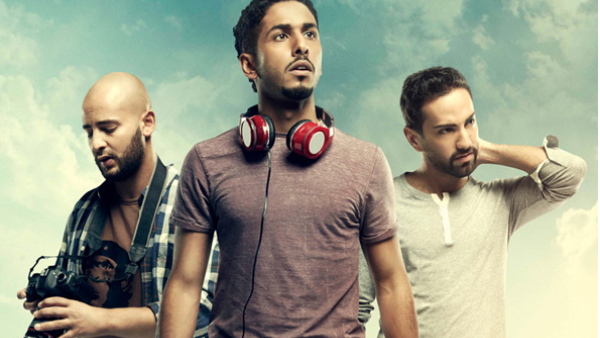 Shadi Alfons, Fahad Albutairi and Fadi Rifaai star in Ali Mostafa's film 'From A to B'. (Arab Film Festival)
