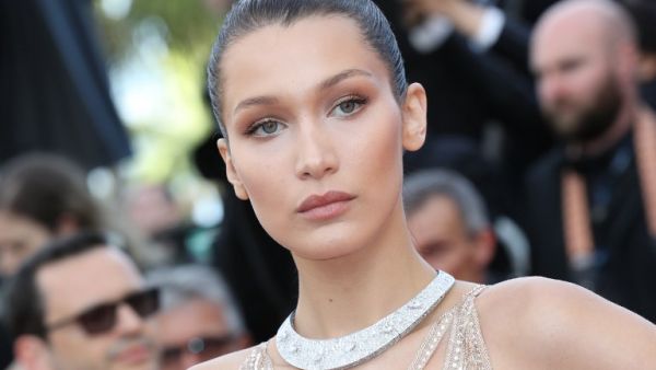 Outshining them all: Bella wore a de GRISOGONO 'High Jewellery' necklace and Cavalli gown.  (AFP/Valery Hache)