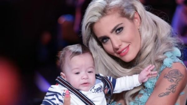 Joelle with baby Joe - is he the main man of her life at the moment? (Facebook)