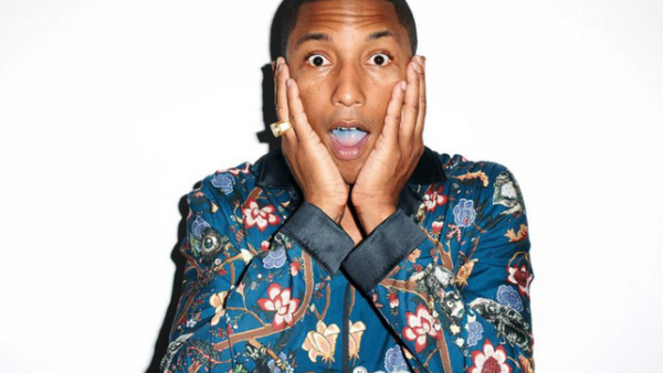 Pharrell Williams, graceful under pressure! (Twitter)