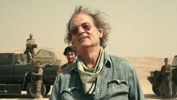 Bill Murray in a scene from Rock the Kasbah, which was filmed in Morocco.