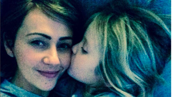 Samia with her six-year old Freya, her only child with ex-husband Matt Smith. (Instagram/Samia Ghadie) 