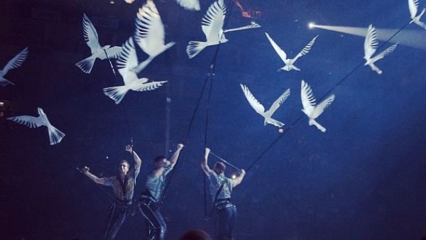 Take That performing live in Birmingham earlier this summer. (Facebook)