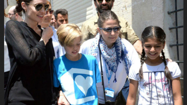 Nine year old Shiloh is the spitting image of her father, Brad Pitt. (Inquisitr)