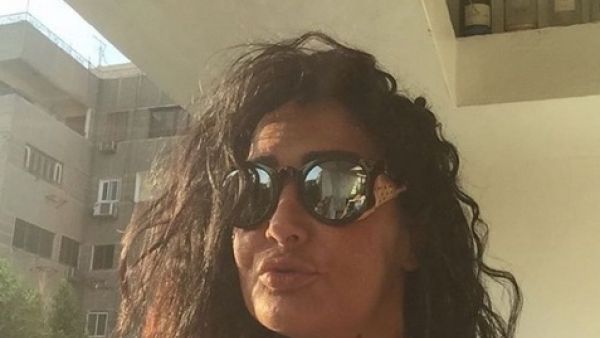 Ghada Abdel Razek and, wait, booz??? (Instagram)