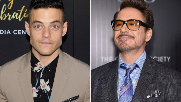 Modal Trigger Hollywood's newest bromance: Rami Malek and Robert Downey Jr. (Courtesy photo)