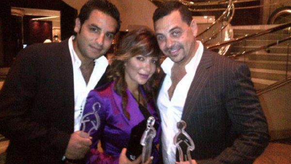 Rami Sabri shows he's friends again with Asala Nasri and her husband.