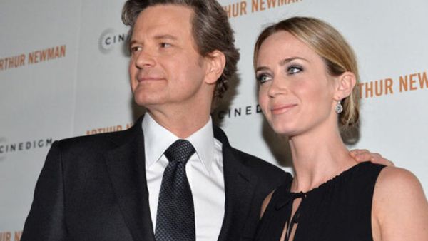 Actors Colin Firth and Emily Blunt attend the premiere of Arthur Newman' on April 18, 2013 in Hollywood, California. (Photo by Alberto E. Rodriguez/Getty Images)