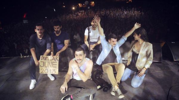 Mashrou Leila rockin' at Jordan's Dum Tak Festival earlier this year (Image: Salem Husseini)