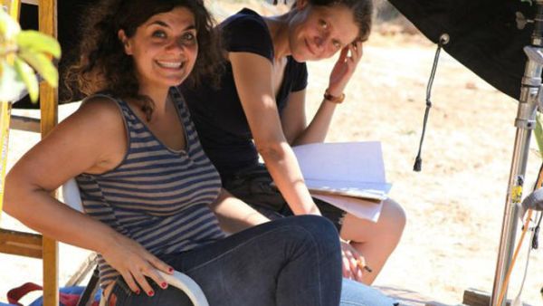 Suha Araj on set one of her films. (Image: Facebook)