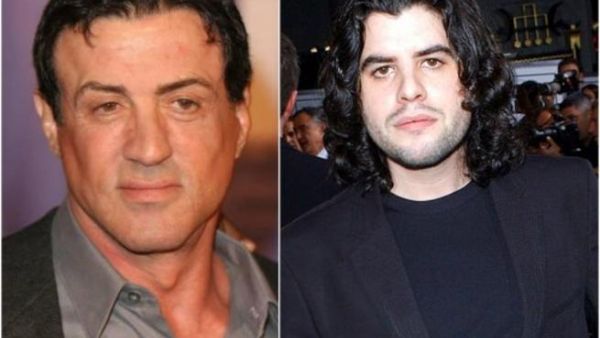 النجم الهوليودي سيلفستر ستالون وابنه