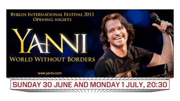 No yawns, but plenty of Yanni coming to the Byblos International Festival