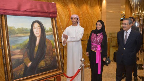 Arab Mona Lisa unveiled! (Image: Facebook)