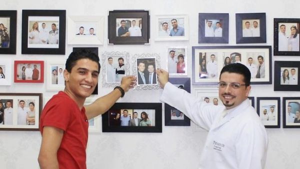محبوب العرب "محمد عساف" والدكتور "مجد ناجي" 