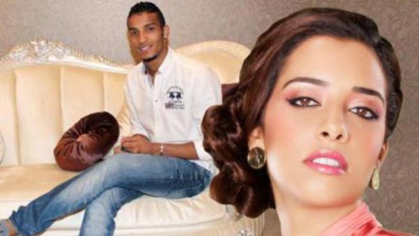 الفنانة بلقيس فتحي وخطيبها نجم الكرة السعودية ولاعب نادي الإتحاد نايف هزازي الفنانة بلقيس فتحي وخطيبها نجم الكرة السعودية ولاعب نادي الإتحاد نايف هزازي
