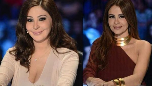 النجمة كارول سماحة والنجمة اليسا