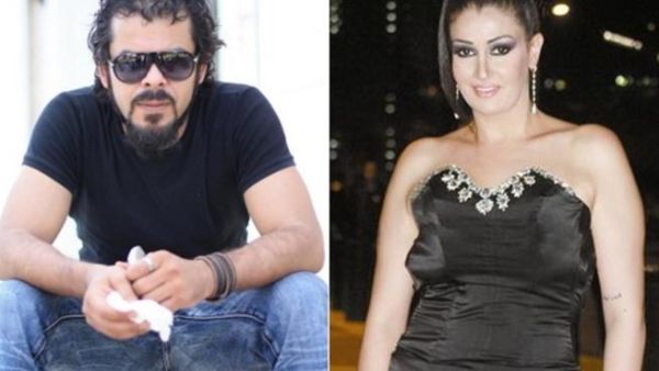 الفنانة غادة عبدالرازق والفنان منذر رياحنة