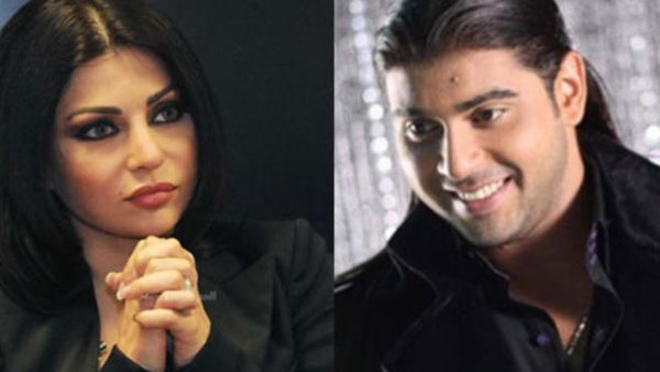 الفنانة هيفاء وهبي والفنان ادم 