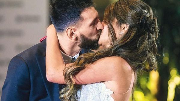 ليونيل ميسي يوم زفافه