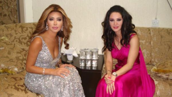 الفنانة نوال الزغبي والفنانة ديانا حداد