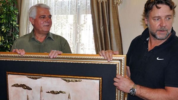 راسل كرو في أدرنة غرب تركيا 