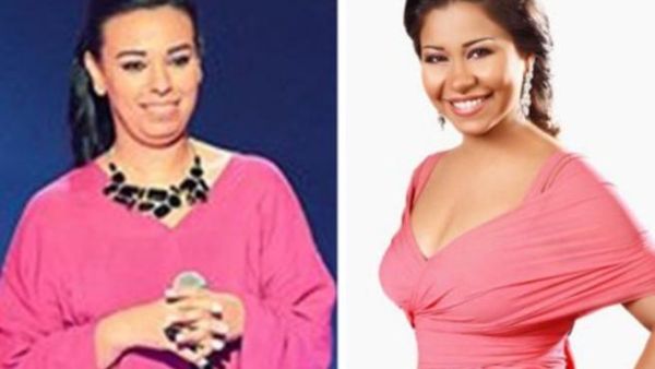 الفنانة شيرين عبدالوهاب والمتسابقة مروة ناجي