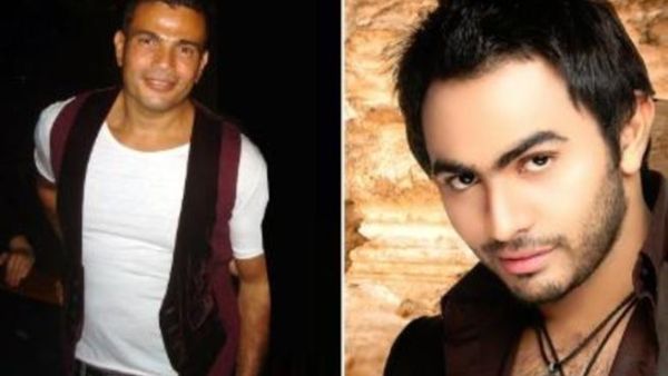 النجم عمرو دياب والنجم تامر حسني