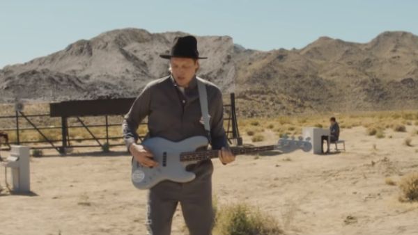 How do they get a piano out in the middle of the desert, anyway? (Columbia Records)