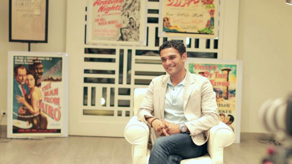 Actor Asser Yassin during the festival. (Twitter)